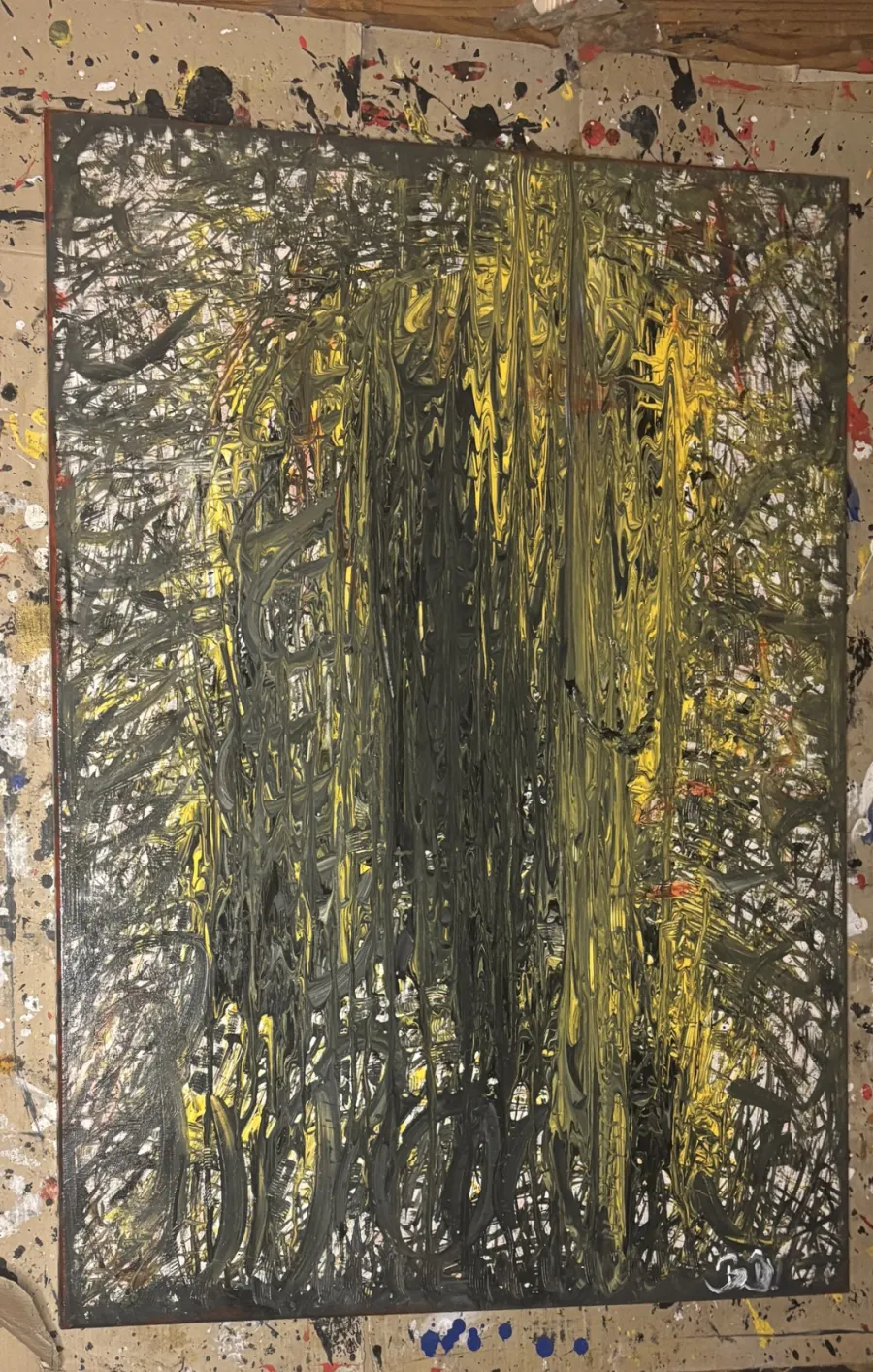 Œuvre abstraite 04 de David Briand