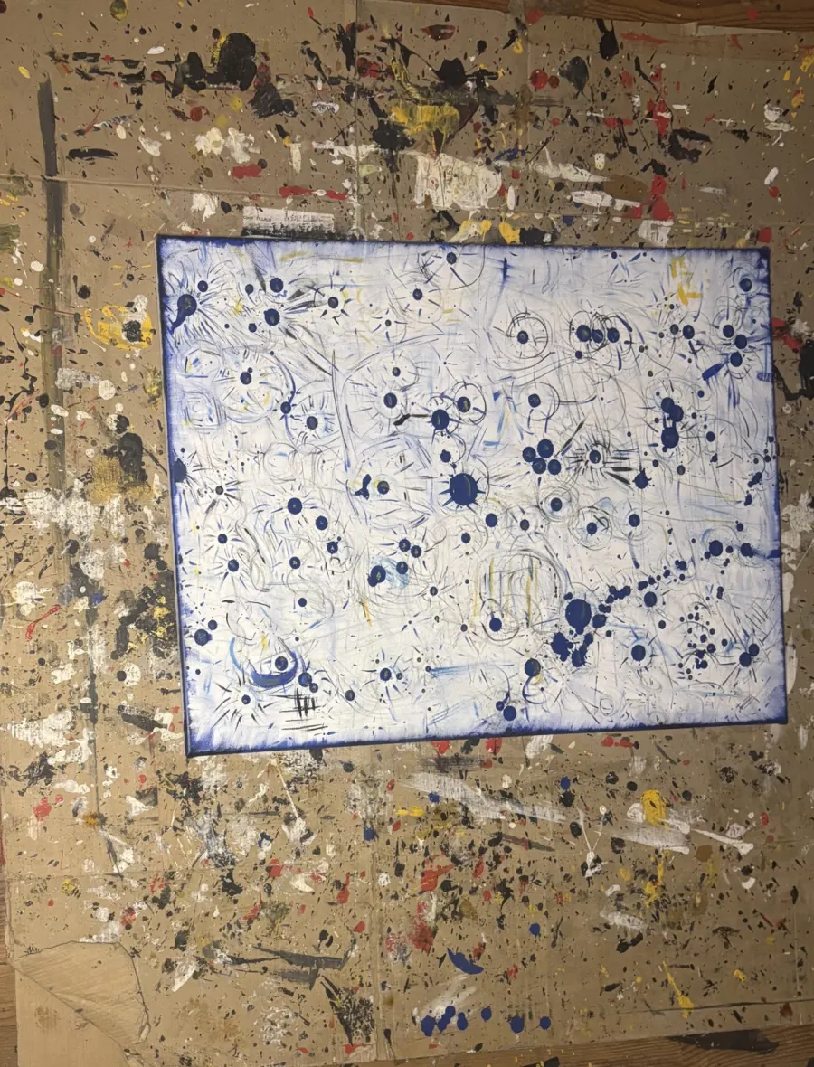 Œuvre abstraite 06 de David Briand