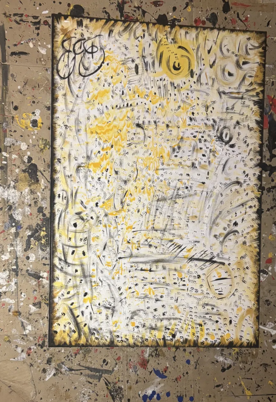 Œuvre abstraite 11 de David Briand