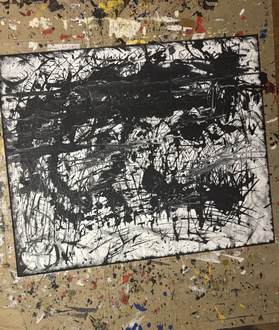 Œuvre abstraite 16 de David Briand