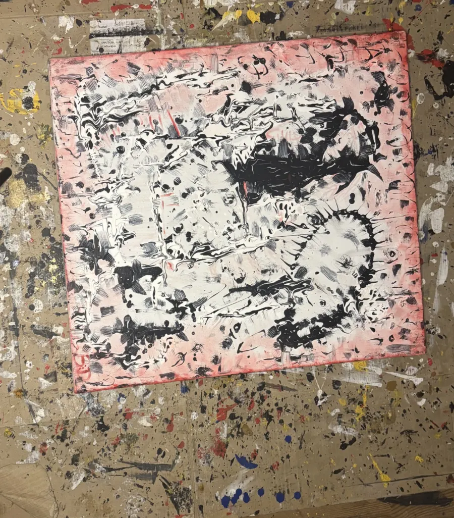 Œuvre abstraite 17 de David Briand